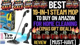 Лучший паровой швабра 19-в-1 для уборки дома, обзор на Amazon (идеальный подарок на Рождество)
