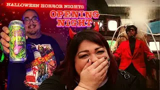 Halloween Horror Nights 2022 Opening Night! | Houses, Scare Zones & Food | Universal Orlando