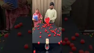 Mom vs Son Ping Pong ball roll Funtastic challenge #shorts #game