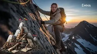It reflects both the physical climb and the inner journey of courage and perseverance