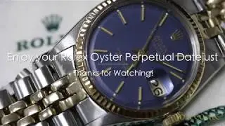 Rolex Oyster Perpetual Datejust Non Quickset