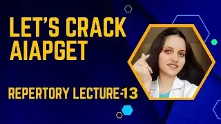 ||BOGER'S SYNOPTIC KEY||LET'S CRACK AIAPGET LECTURE-13||Dr.Deeksha||