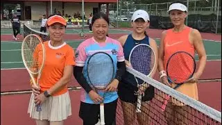 ORANGE VS TCS: WOMEN’S DOUBLES (OPEN)Jill & Tammy vs Myra & Jean
