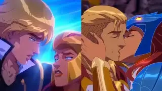 Adam & Teela's Joint Transformation & Kiss
