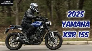 Обзор Yamaha XSR 155 2025 года &mdash; ретро-стиль, современная душа! #байк #мотоцикл #yamaha