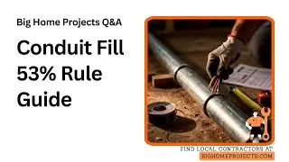 Conduit Fill 53% 40% Rule Guide for Wiring