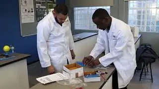 Demonstrating science Equipment by Sir Muzawazi from Ruziwo