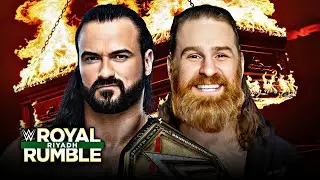 CASKET MATCH - Drew Mcintyre vs Sami Zayn Full Match WWE Royal Rumble 2026 Highlights