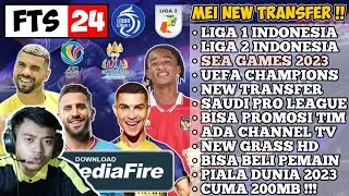 Download FTS 24 Mod SEA GAMES CAMBODIA 2023 Dan Liga Eropa 200MB || New Update Kits & Transfer.