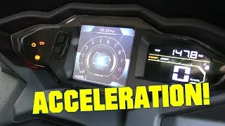 SYM Maxsym TL500 acceleration on the freeway
