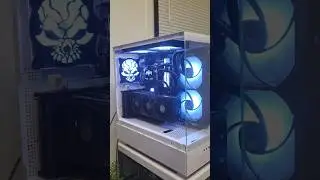 Upgraded case to Montech XR with vertical mount  #gaming #pc #gamingcomputer #gamer #gamingpc #game