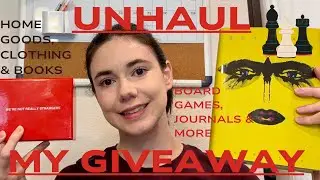 Un-Haul My Giveaway! Home Goods, Clothing, Books, Board Games, Journals & More!