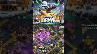 The Yeti Clone Strategy🔥 Unstoppable 💀 Clash Of Clans. #clashofclans #coc #shorts