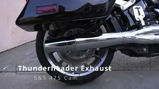 2022 Fat boy with Thunderheader exhaust and S&S 475 cam
