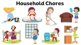 Household chores vocabulary | Turkish Vocabulary | Learn Turkish