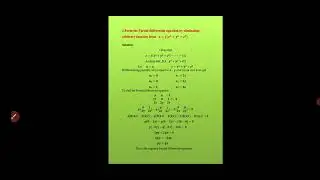 Topic: Partial Differential Equations - Senthil J  / Arignar Anna College(Arts & Science)