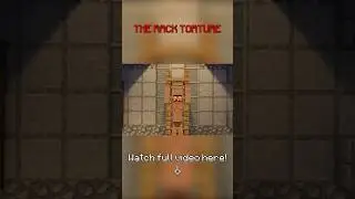 The Rack Torture Portrayed by Minecraft