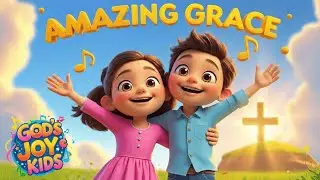 Amazing Grace | Beautiful Christian Worship Song for Kids | Sunday School & Families