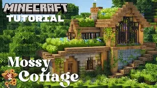 🌱 Lush Mossy Cottage  | Aesthetic Cottagecore Minecraft Tutorial