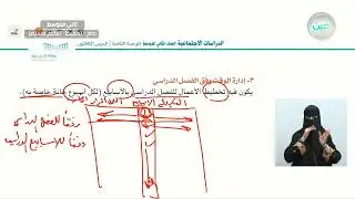 إدارة الوقت   2 - الدراسات الاجتماعية - ثاني متوسط