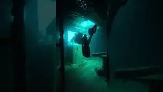 Wreck penetration #scubadiving