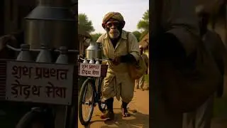🐒 Monkey selling milk? 😂 Don&rsquo;t miss this funny viral moment!  #FunnyShorts #AnimalComedy