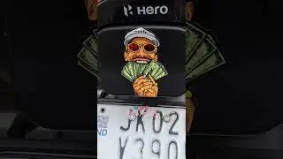 #splendor #back #light #dollar #stickers #karanaujla #new #punjabi #youtubeshorts #shorts