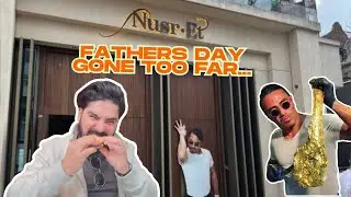 Father’s Day Surprise at London’s Most Expensive Steakhouse £300 Steak Reaction 😱