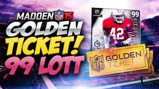 Madden 15 Ultimate Team - GOLDEN TICKET! 99 NATE SOLDER POR FAVOR?! BOSS 99 RONNIE LOTT! MUT 15 PS4