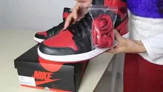 unauthorized Authentic  Air Jordan One Breds  afashionwonder.com