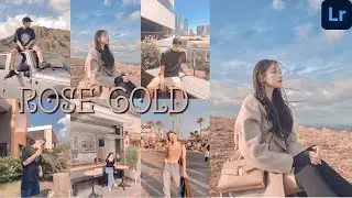 Rose Gold Preset | Rose Gold Preset Lightroom Mobile | Rose Gold Tutorial Lightroom Mobile |Free DNG