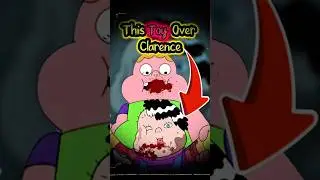 The Cursed Clarence Episode They Don&rsquo;t Talk About. #clarence #shorts #cartoonhorror #creepycartoons