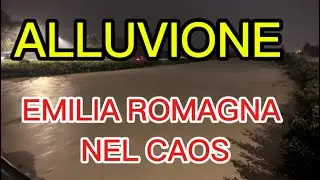 METEO - ALLUVIONE IN EMILIA ROMAGNA, EVACUAZIONI NELLA NOTTE, ABITATI ALLAGATI