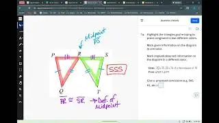 Geom Lsn 20 Pt 1 Proving Triangles Congruent