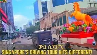የሲንጋፖር ድምቀት! | Singapore's City Bus Driving Tour Hits Different 🏙️ | 