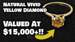 Natural Fancy Vivid Yellow Diamond