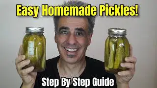 How to Pickle & Can Cucumbers (Simple Hot Water Bath Method)