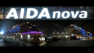 4K AIDAnova | Einlaufen bei wunderschönen Schneewetter in Hamburg (Mein Jahresbeginn 2026) 9.01.2026