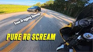 Dragging Knee on My R6! | Pure 2006 Yamaha R6 Sound