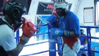 MARK PRINCE SPARRING AT MIGUELS BOXING GYM BRIXTON