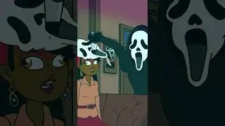 Ghostface Kills A Horror Movie Fan #ghostface #scream #animation