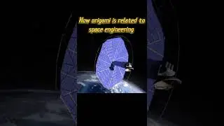 How origami is related to Space Engineering 🌌👨&zwj;🚀 #space #astronomy #origami #edit