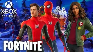 Fortnite &ldquo;No Way Home&rdquo; Bundle Returns - Web Swinging Gameplay [XBOX SERIES X] - (NO COMMENTARY)