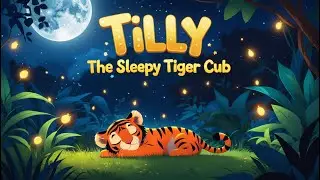 🌙 Tilly the Sleepy Tiger Cub | A Gentle Bedtime Story for Kids