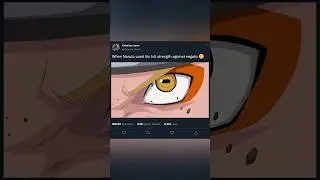when Naruto used his full strength against negato #naruto