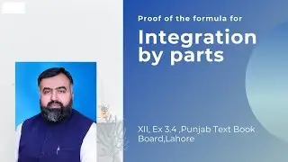 proof of the formula for integration by parts