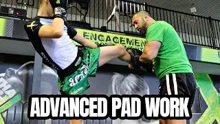 Advanced Muay Thai | 5 Attack Combinations on the Focus Mitts