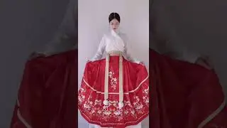 Happy new year! Chinese traditional clothes, hanfu.