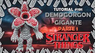 ¿Cómo armar un 💢DEMOGORGON GIGANTE💢 en Origami3D?✂️|🔥PARTE 1🔥|Stranger Things💥|Tutorial paso a paso🤩
