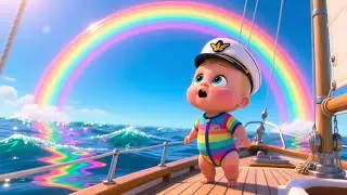 Learns Shapes at Sea with Baby 🌊👶 | Learn Shapes for Kids | Preschool Educational Video